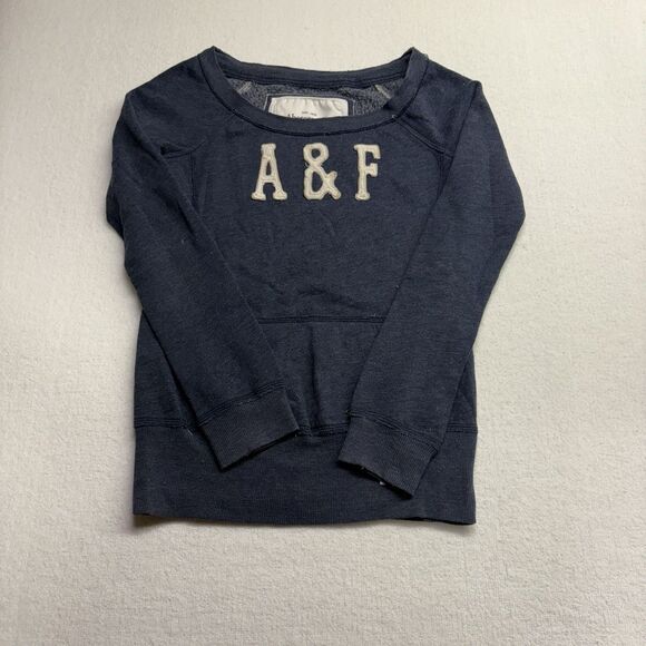 Vintage Abercrombie And Fitch Wide Neck Y2K  sweatshirt Size XS - Picture 1 of 6